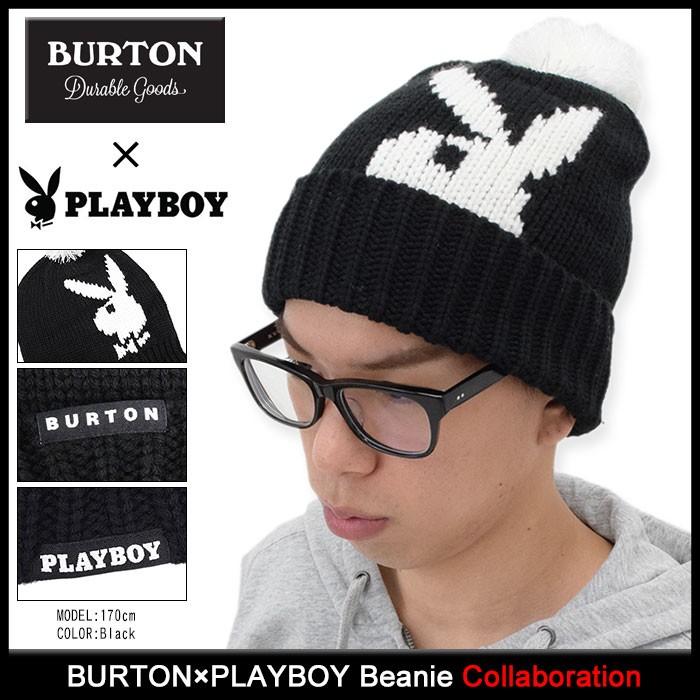 バートン BURTON ニット帽 メンズ プレイボーイ ビーニー コラボ(burton×PLAYBOY Beanie 帽子 ニットキャップ 男性用 174831)｜icefield