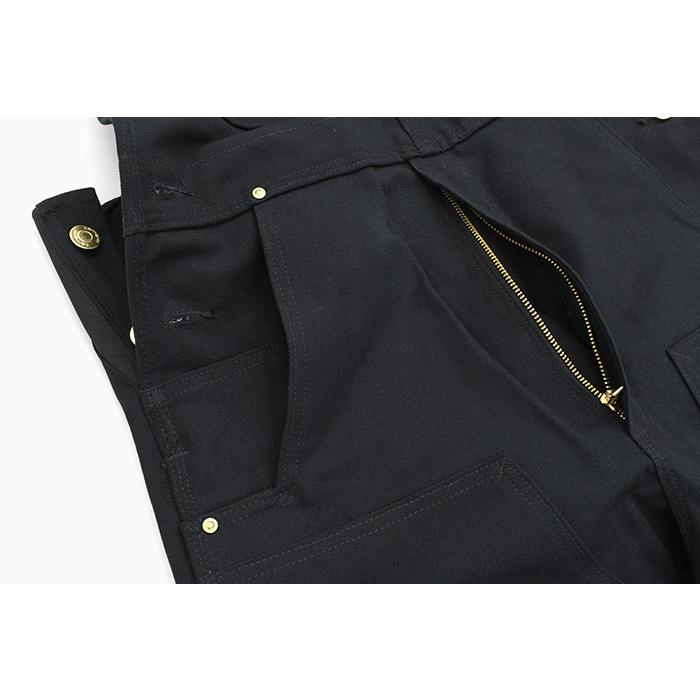 GW価格‼️Carhartt ブラック オーバーオール リラックスフィット Carhartt カーハート オーバーオール メンズ リラックス
