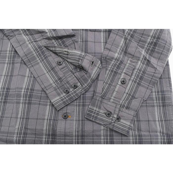 カーハート シャツ 長袖 Carhartt メンズ ルーズ フィット ミッドウェイト シャンブレー プレイド ( Loose Fit Chambray Plaid L/S Shirt 105946  TW4447-M )｜icefield｜12