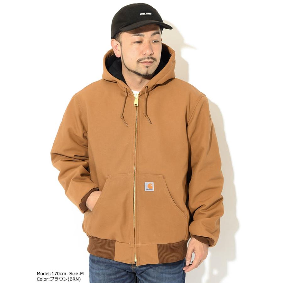 カーハート ジャケット Carhartt メンズ ルーズ フィット ダック インサレーテッド フランネル ラインド アクディブ ( Loose Fit Active JKT J140 OJO140-M )｜icefield｜15