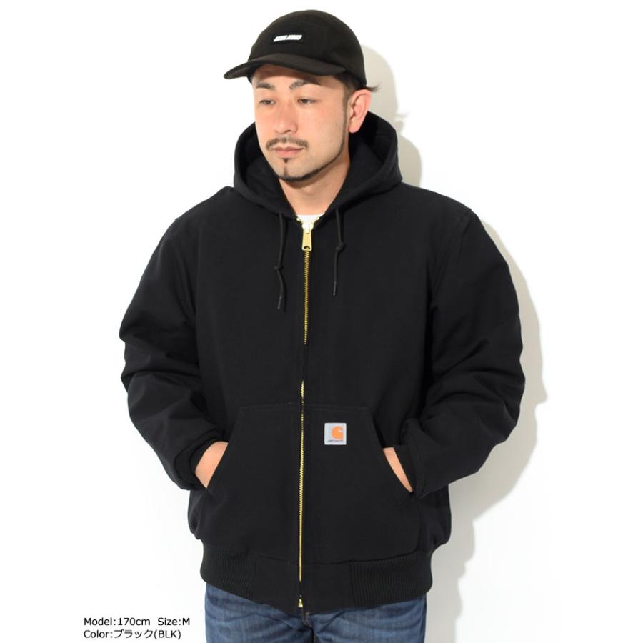 カーハート ジャケット Carhartt メンズ ルーズ フィット ダック インサレーテッド フランネル ラインド アクディブ ( Loose Fit Active JKT J140 OJO140-M )｜icefield｜18