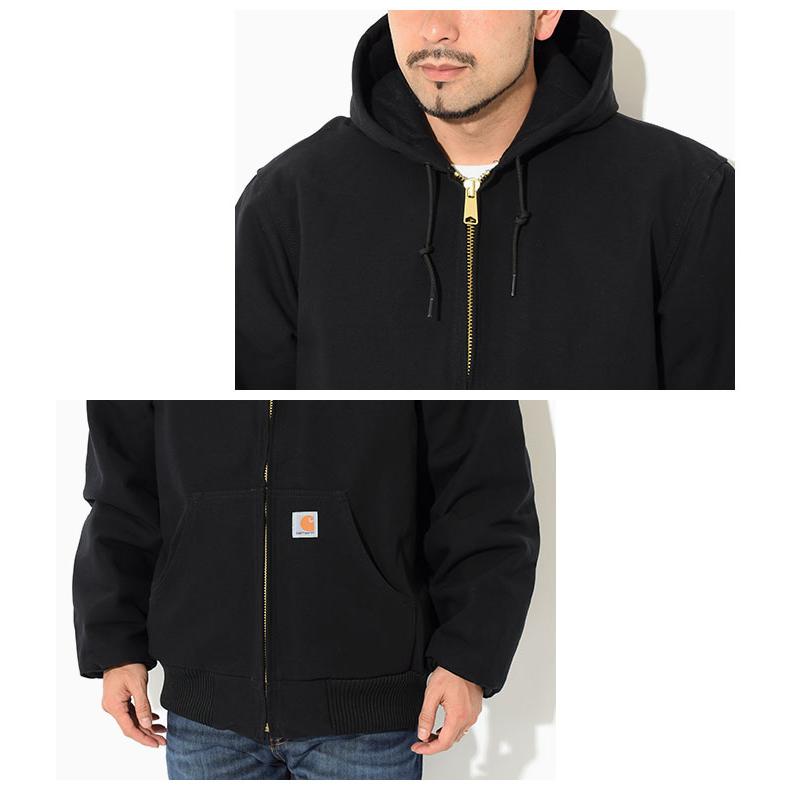 Carhartt ブラック ルーズフィット ジャケット L Carhartt カーハート ジャケット メンズ ルーズ フィット ダック