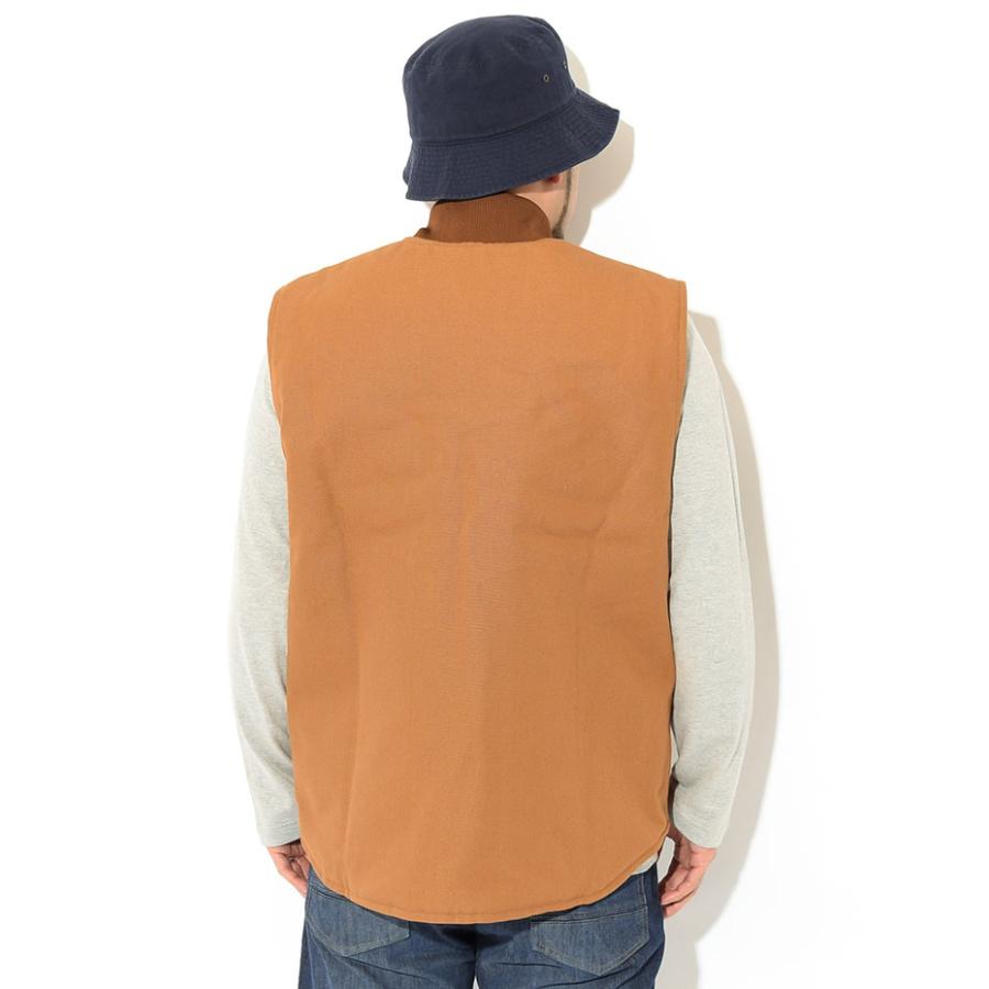 カーハート ジャケット Carhartt メンズ リラックス フィット ファーム ダック インサレーテッド リブ カラー ベスト ( Firm Duck Vest V01 OV0001-M )｜icefield｜16