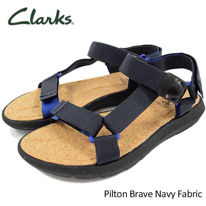 クラークス サンダル Clarks メンズ 男性用 ピルトン ブレーブ ネイビー ファブリック Pilton Brave Navy Fabric スポーツサンダル Ice Field 通販 Paypayモール