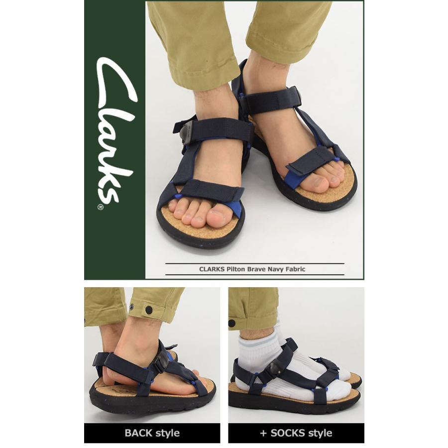 クラークス サンダル Clarks メンズ 男性用 ピルトン ブレーブ ネイビー ファブリック Pilton Brave Navy Fabric スポーツサンダル Ice Field 通販 Paypayモール