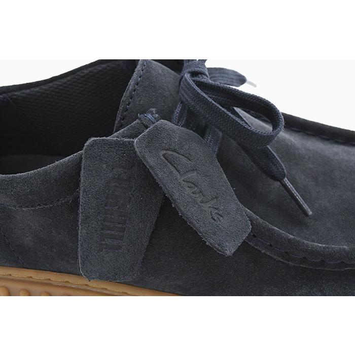 Clarks（クラークス） ブーツ メンズ 男性用 トーヒル ロー Navy Suede