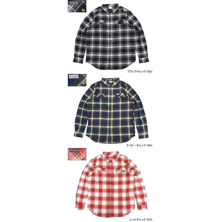 Columbia（コロンビア） シャツ 長袖 メンズ フレア ガン ストレッチ