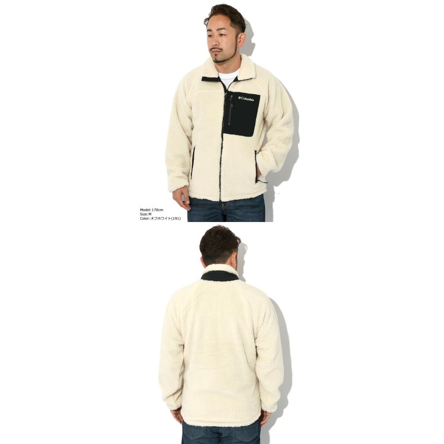 Columbia フリースジャケット ホワイト Columbia（コロンビア） フリース ジャケット メンズ アーチャー