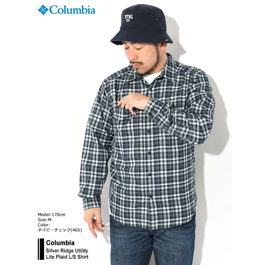 コロンビア シャツ 長袖 Columbia メンズ シルバー リッジ ユーティリティ ライト プレイド ( Silver Ridge Utility Lite Plaid L/S Shirt AE3599 )｜icefield｜03