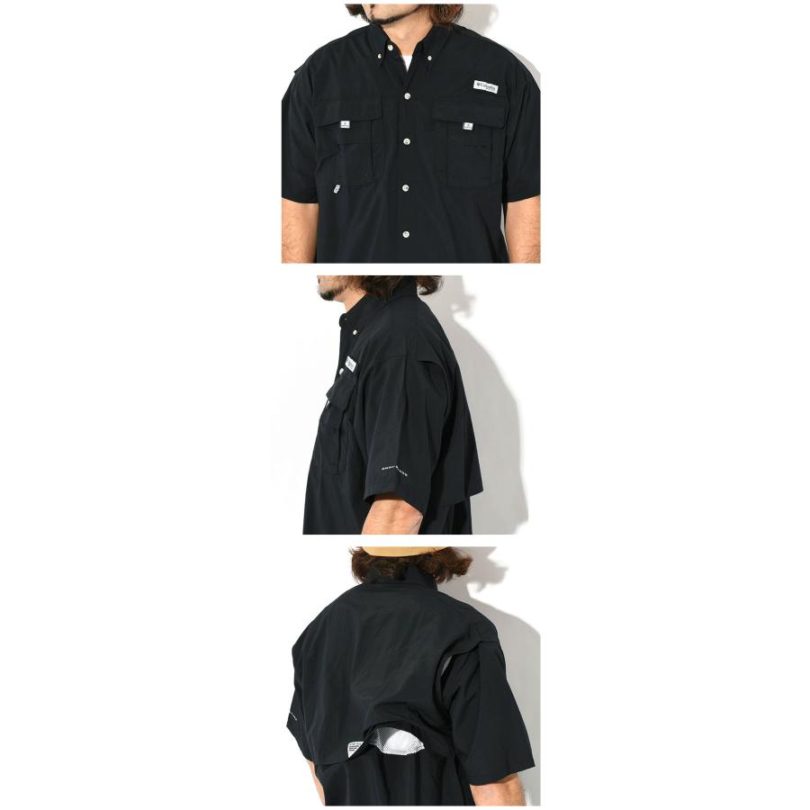 コロンビア シャツ 半袖 Columbia メンズ バハマ 2 ( Bahama II S/S Shirt UVカット ビッグシルエット オーバーサイズ カジュアルシャツ トップス FM7047 )の画像
