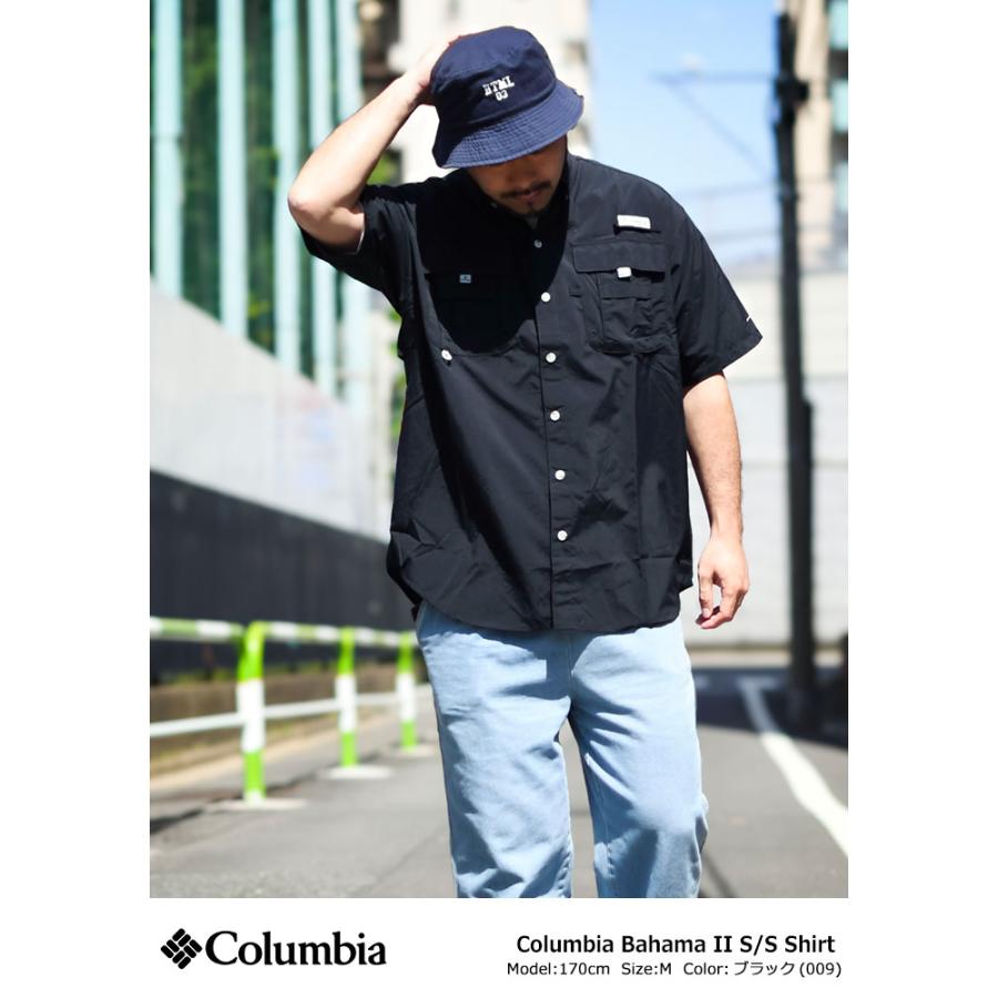 コロンビア シャツ 半袖 Columbia メンズ バハマ 2 ( Bahama II S/S Shirt UVカット ビッグシルエット オーバーサイズ カジュアルシャツ トップス FM7047 )の画像