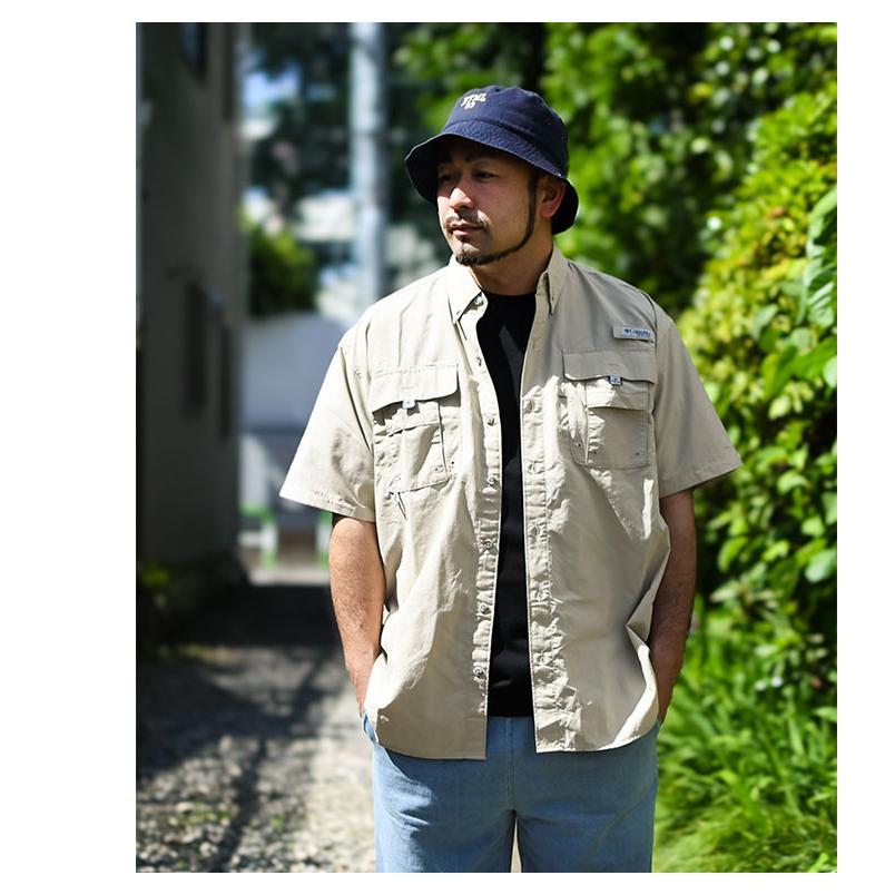コロンビア シャツ 半袖 Columbia メンズ バハマ 2 ( Bahama II S/S Shirt UVカット ビッグシルエット オーバーサイズ カジュアルシャツ トップス FM7047 )の画像