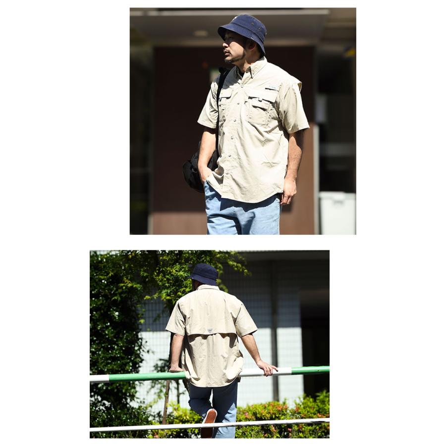 コロンビア シャツ 半袖 Columbia メンズ バハマ 2 ( Bahama II S/S Shirt UVカット ビッグシルエット オーバーサイズ カジュアルシャツ トップス FM7047 )の画像