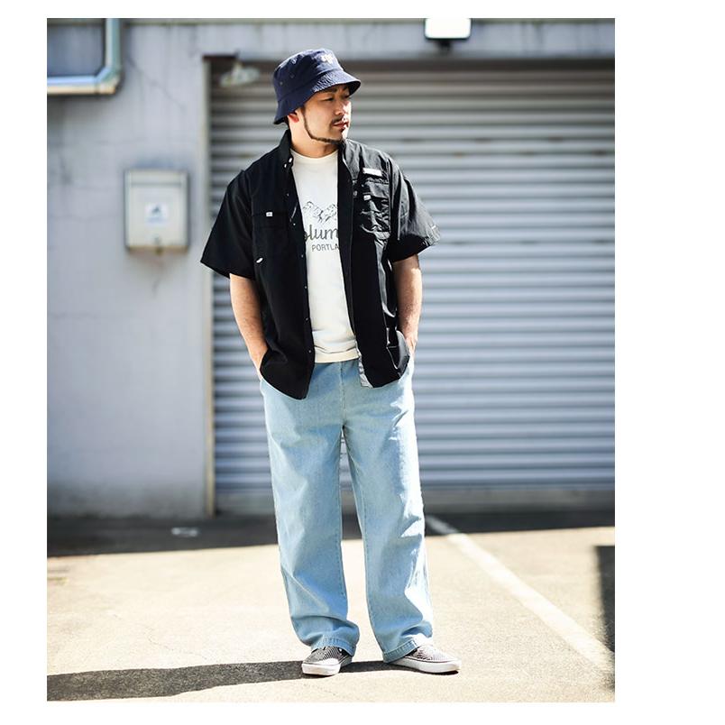 コロンビア シャツ 半袖 Columbia メンズ バハマ 2 ( Bahama II S/S Shirt UVカット ビッグシルエット オーバーサイズ カジュアルシャツ トップス FM7047 )の画像