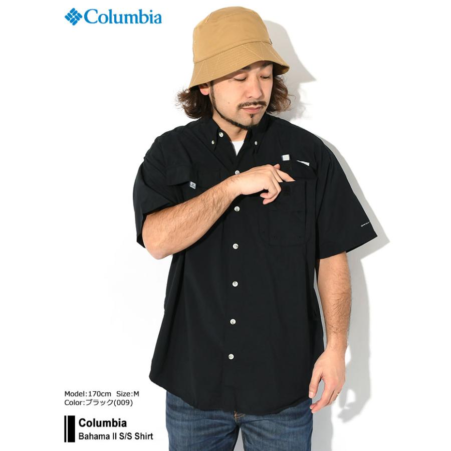 コロンビア シャツ 半袖 Columbia メンズ バハマ 2 ( Bahama II S/S Shirt UVカット ビッグシルエット オーバーサイズ カジュアルシャツ トップス FM7047 )の画像
