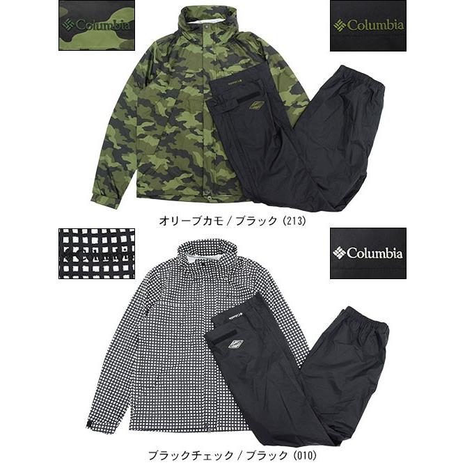 コロンビア Columbia レインウェア メンズ グラス バレー パターンド レインスーツ(Grass Valley Patterned Rainsuit セットアップ PM0022)｜icefield｜02