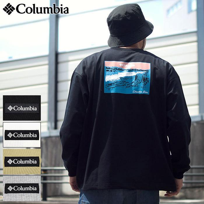 コロンビア　ビッグシルエット　デザインシャツ　メンズXL Columbia（コロンビア） Tシャツ 長袖 メンズ ハンギング ロック