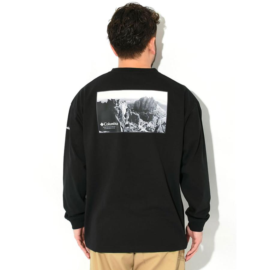 crestロンT Columbia コロンビア ロンT Tシャツ 長袖 メンズ ミラーズ