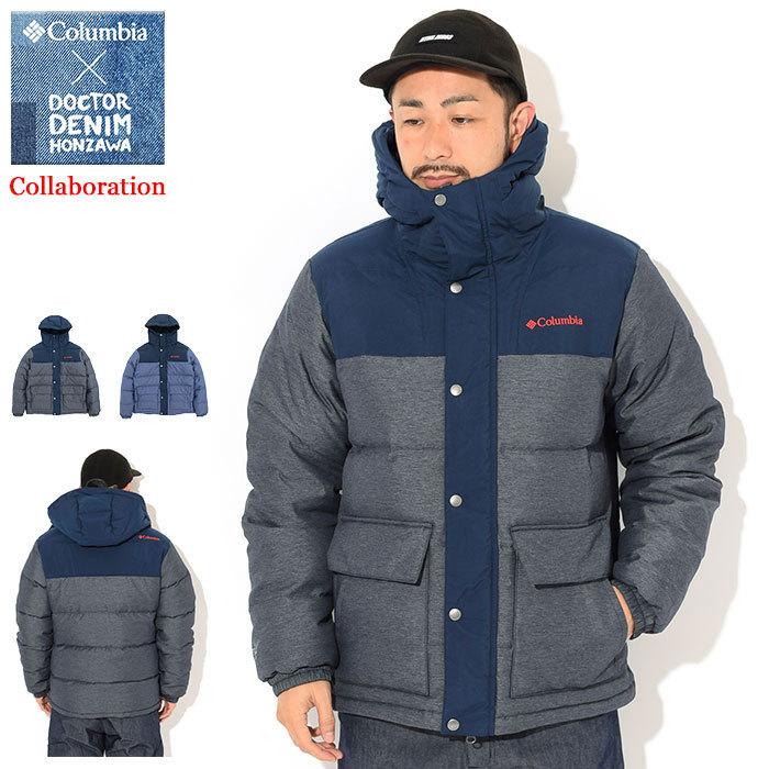 コロンビア ジャケット Columbia メンズ ドクターデニム 本澤 ビッグ リブ ストレート ダウン コラボ ( Big Rib Strait Down JKT PM3816 )｜icefield