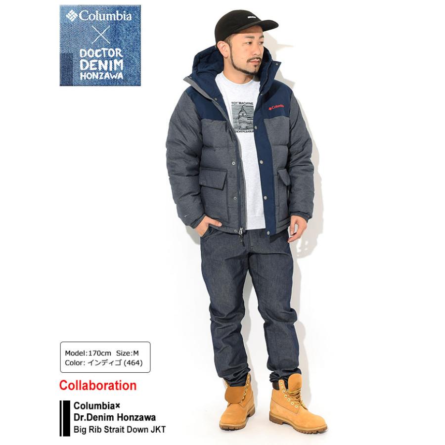 コロンビア ジャケット Columbia メンズ ドクターデニム 本澤 ビッグ リブ ストレート ダウン コラボ Big Rib Strait Down Jkt Pm3816 Col Pm3816 Ice Field 通販 Yahoo ショッピング