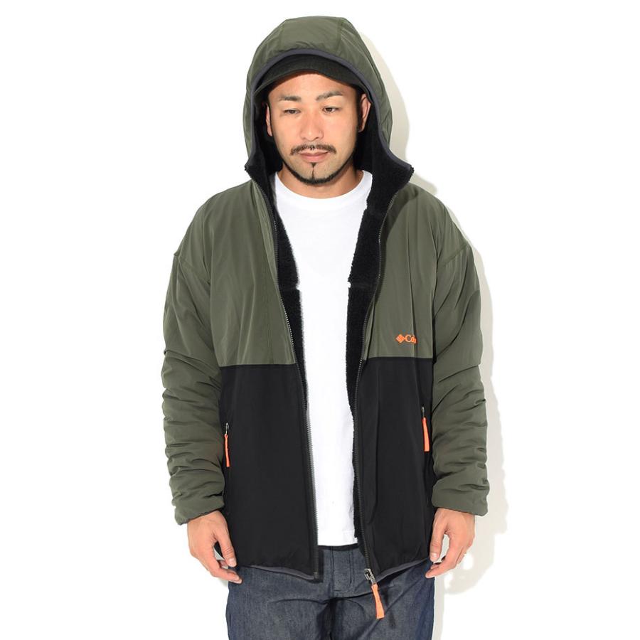 コロンビア ジャケット Columbia メンズ ハイプ ウルフ リバーシブル ( Hype Wolf Reversible JKT フリースジャケット アウター PM3837 )｜icefield｜06