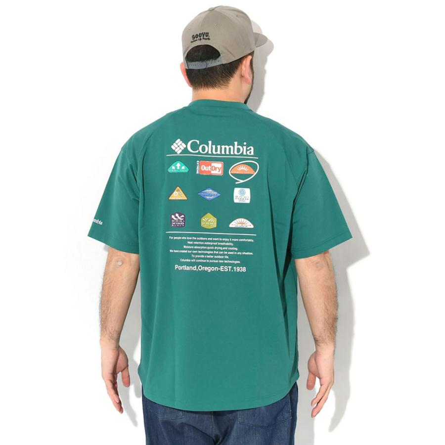 Columbia（コロンビア） Tシャツ 半袖 メンズ レイ リバー スプリット