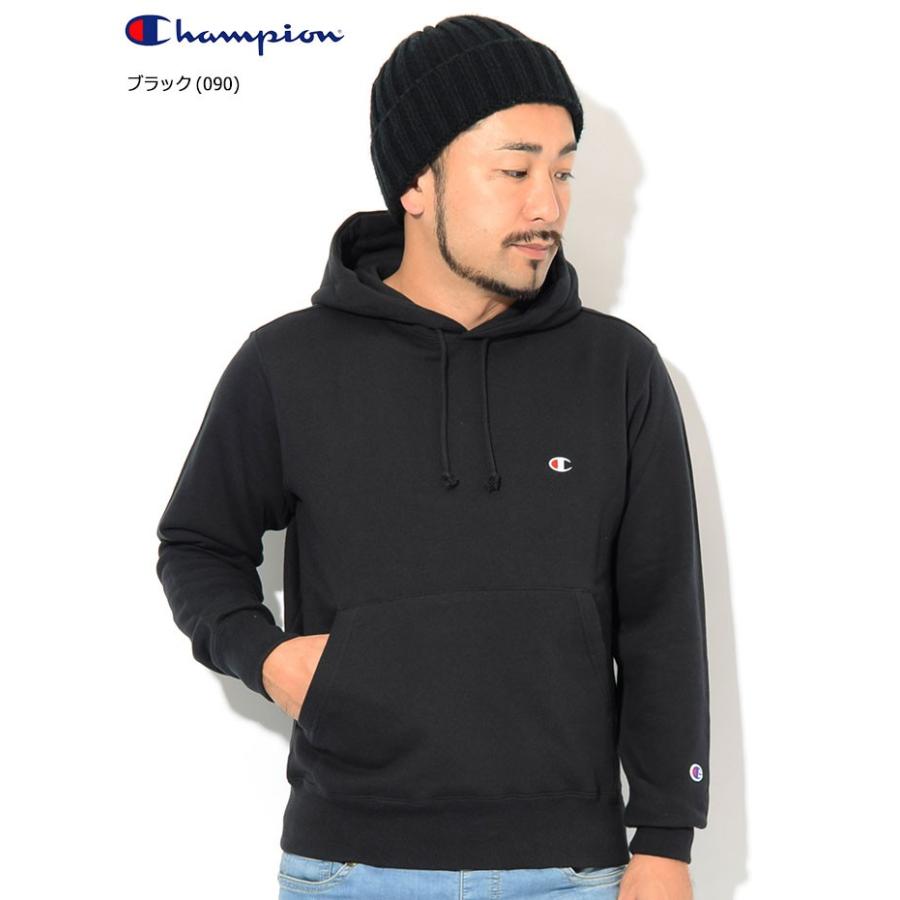 チャンピオン プルオーバー パーカー Champion メンズ C3-Q101 ( C3-Q101 Pullover Hoodie BASIC ベーシック 日本企画 スウェットシャツ )｜icefield｜03