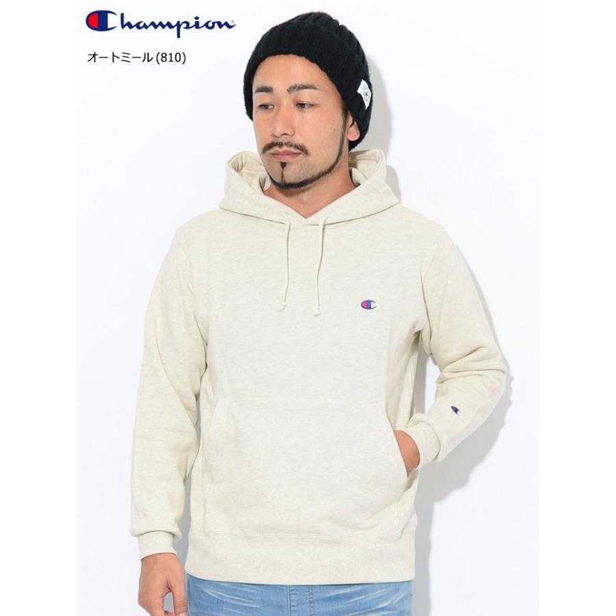 チャンピオン プルオーバー パーカー Champion メンズ C3-Q101 ( C3-Q101 Pullover Hoodie BASIC ベーシック 日本企画 スウェットシャツ )｜icefield｜08