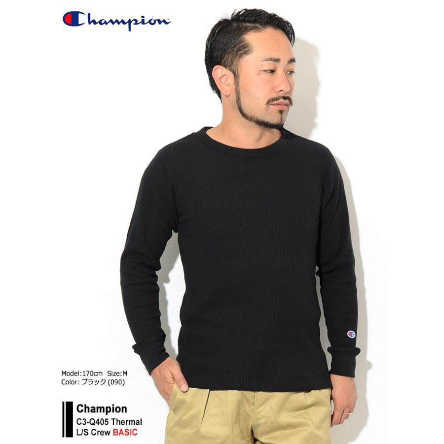 Champion（チャンピオン） カットソー 長袖 メンズ C3-Q405 サーマル