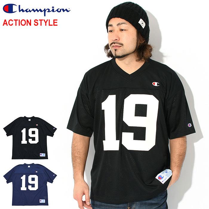 Champion（チャンピオン） カットソー 半袖 メンズ C3-X328 メッシュ V