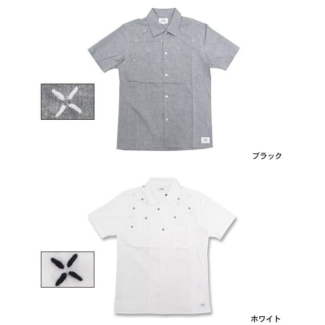 クライミー シャツ 半袖 CRIMIE メンズ クロス(crimie Cross S/S Shirt カジュアルシャツ トップス)｜icefield｜02