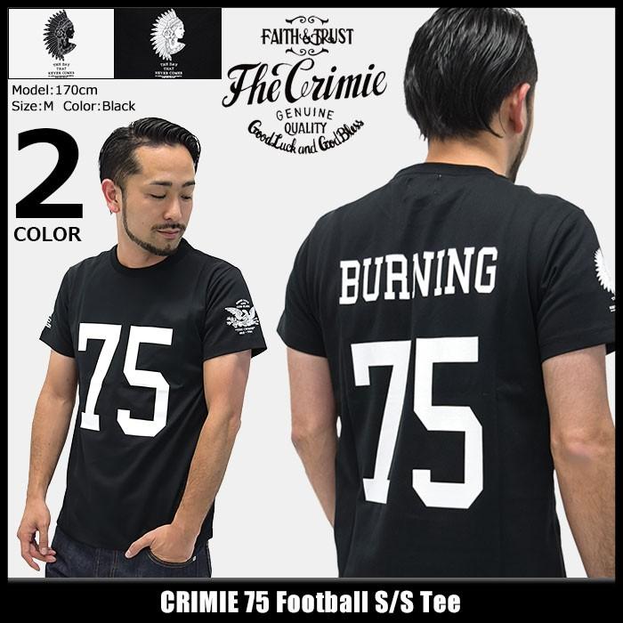 CRIMIE クライミー Tシャツ 半袖 メンズ 75 フットボール(crimie