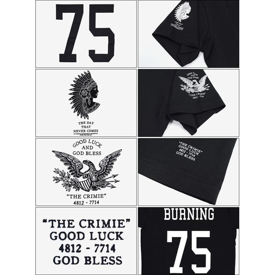 CRIMIE クライミー Tシャツ 半袖 メンズ 75 フットボール(crimie