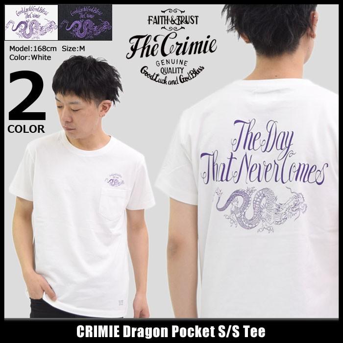CRIMIE（クライミー） CRIMIE Tシャツ 半袖 メンズ ドラゴン ポケット