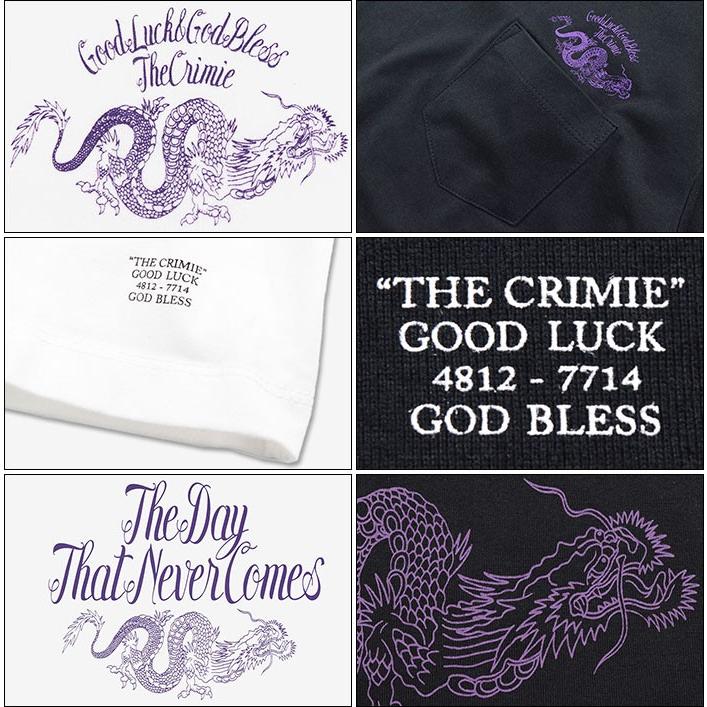 CRIMIE（クライミー） CRIMIE Tシャツ 半袖 メンズ ドラゴン ポケット