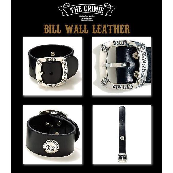 クライミー CRIMIE×BILL WALL LEATHER BW レザー カフ ブレスレット コラボ(BW Leather Cuff Bracelet)｜icefield｜02