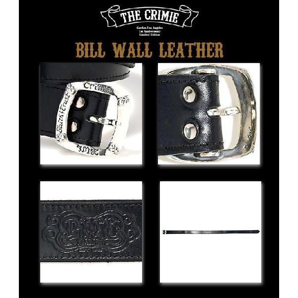 クライミー CRIMIE×BILL WALL LEATHER BW ベルト ウィズ シルバー バックル コラボ(BW Belt With Silver Buckle)｜icefield｜02