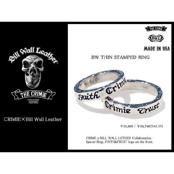 CRIMIE（クライミー） CRIMIE×BILL WALL LEATHER BW シン スタンプ