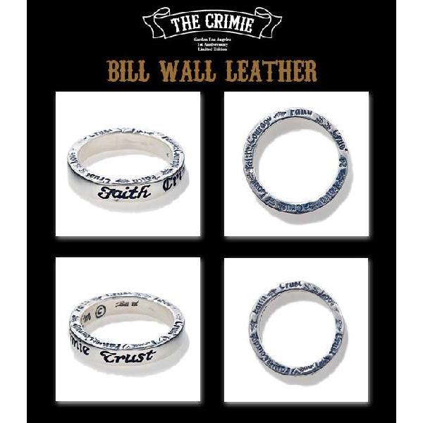 クライミー CRIMIE×BILL WALL LEATHER BW シン スタンプ リング コラボ(BW Thin Stamped Ring)｜icefield｜02