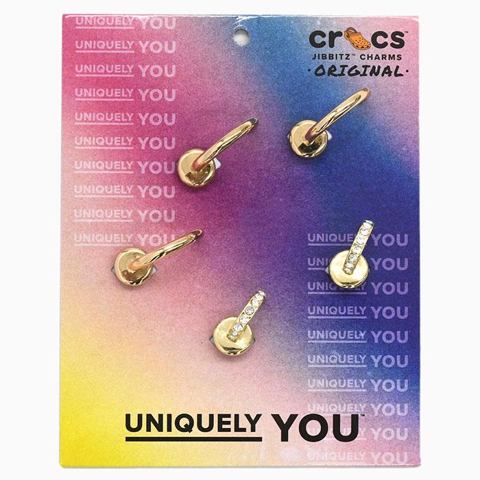 crocs クロックス ジビッツ チャーム サマー ノスタルジア ゴールド 5