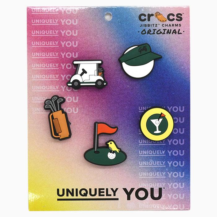 クロックス ジビッツ チャーム crocs ゴルフ ゲーム 5 パック ( Golf Game 5 Pack Jibbitz カスタマイズ アクセサリー 10011852 )[M便 1/1