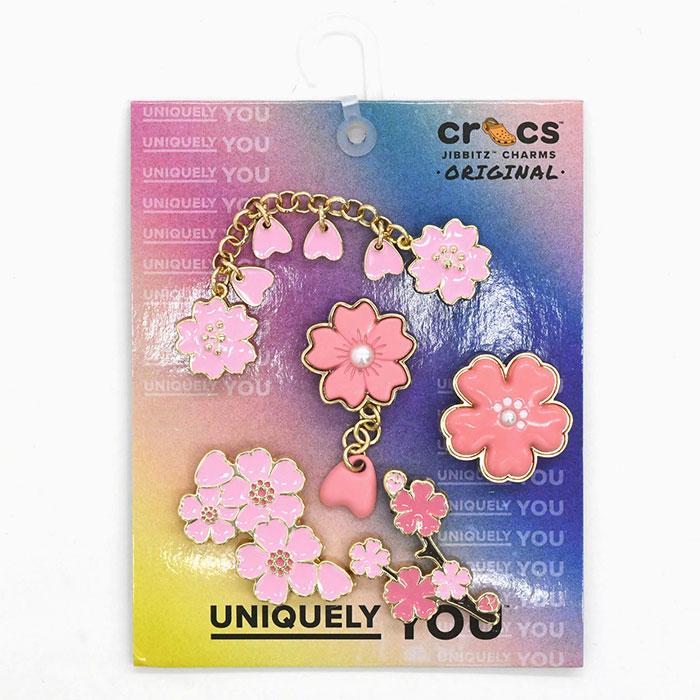 crocs クロックス ジビッツ チャーム ブルーミング チェリー