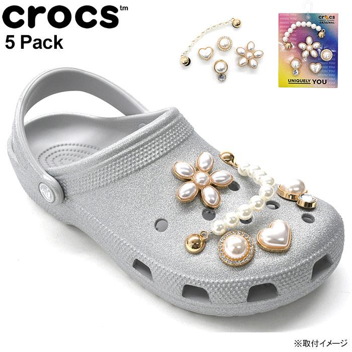 Crocs (クロックス) バブル クラッシュ クロッグ (ジビッツチャーム付) crocs（クロックス） ジビッツ チャーム ディンティー パール