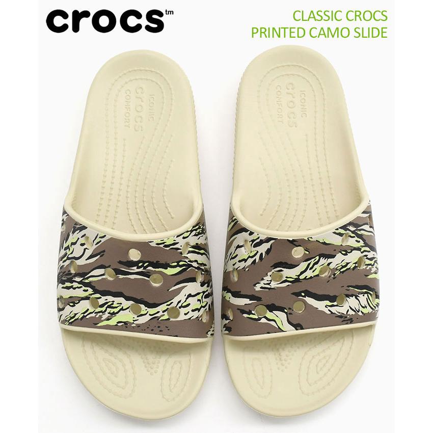 色々な CROCS クロックス CLASSIC PRINTED CAMO SLIDE 28cm M10 Bone 207280 クロックス サンダル crocs メンズ 男性用 クラシック クロックス スプレー カモ スライド CLASSIC CROCS SPRAY CAMO SLIDE 208252