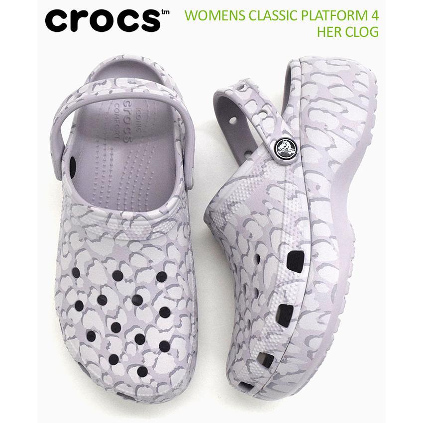 送料無料 クロックス サンダル crocs レディース 女性用 ウィメンズ クラシック プラットフォーム 4 ハー クロッグ (PLATFORM 4 HER 207579)｜icefield｜03