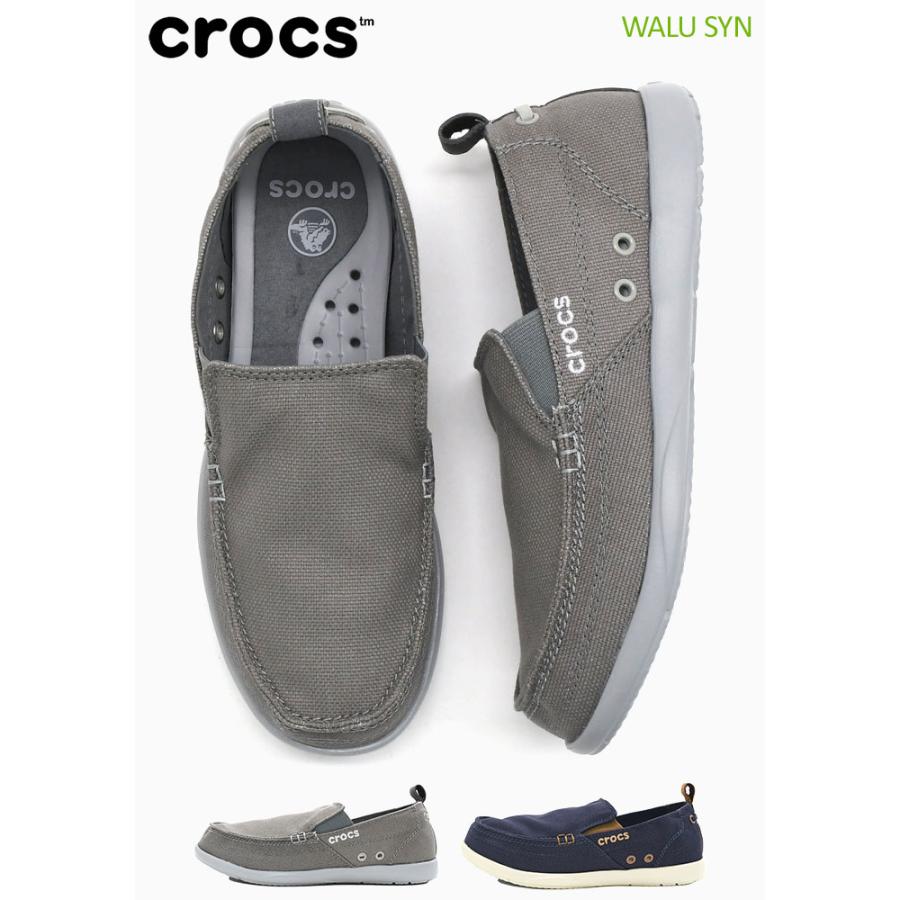 クロックス スニーカー crocs メンズ 男性用 ワルー SYN ( WALU SYN スリッポン SNEAKER 靴 シューズ SHOES サンダル 207635 )｜icefield｜04