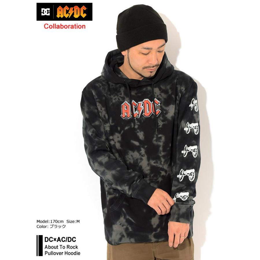 ディーシー プルオーバー パーカー Dc メンズ エーシーディーシー アバウト トゥ ロック コラボ Dc Ac Dc About To Rock Hoodie Adyft Ice Field 通販 Paypayモール
