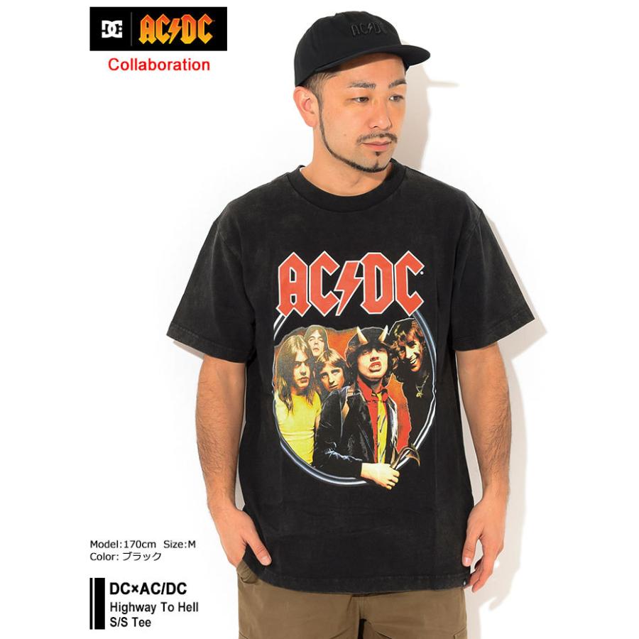 ディーシー Tシャツ 半袖 Dc メンズ エーシーディーシー ハイウェイ トゥ ヘル コラボ Dc Ac Dc Highway To Hell S S Tee Adyzt Ice Field 通販 Paypayモール