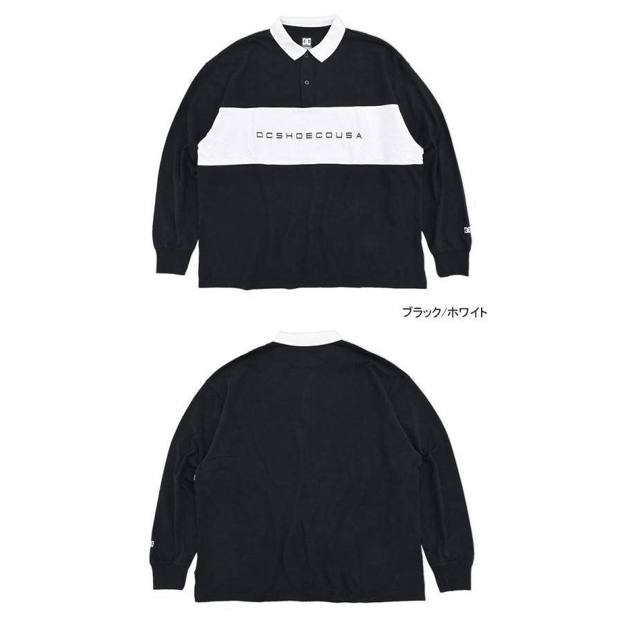 ディーシー ポロシャツ 長袖 DC メンズ カラーブロックス ( Colorblocks L/S Polo ビッグシルエット オーバーサイズ トップス DPL224066 )｜icefield｜06