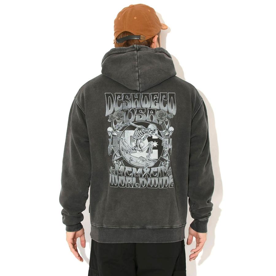 ディーシーシューズ(DC SHOES)ROCKSKULL プルオーバーフーディー 25FWDPO254039BKP(Men’s) DC SHOES（ディーシーシューズ） ディーシー パーカー プルオーバー DC